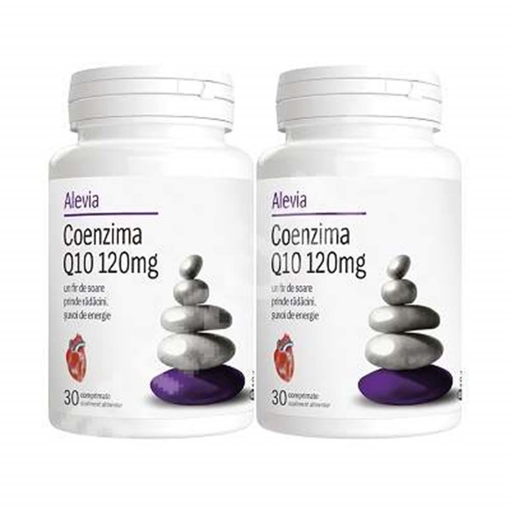 Pachet Coenzima Q10 120 miligrame 30+30 capsule Alevia