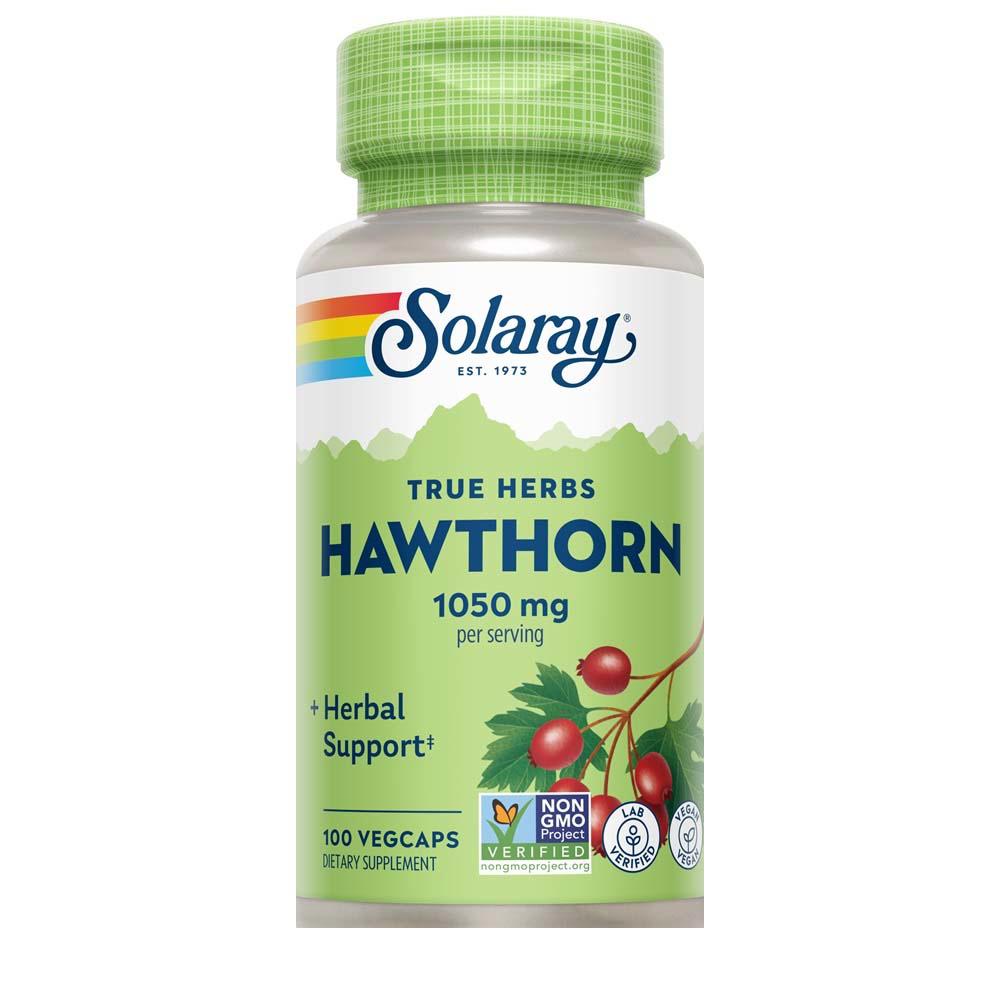 Paducel Hawthorn Berry 1050 miligrame Solaray 100 capsule vegetale Secom