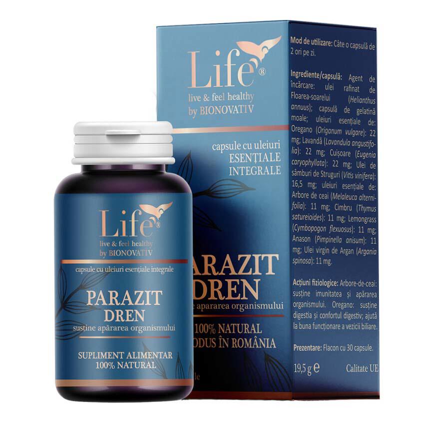 Parazit Dren 30 capsule Bionovativ