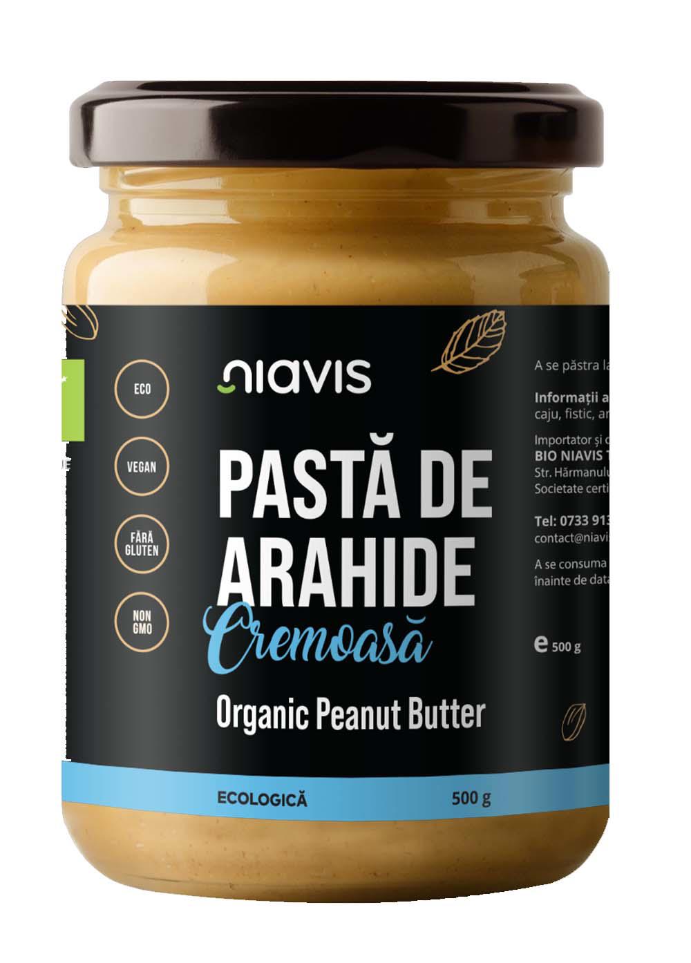 Pasta de Arahide Cremoasa Ecologica 500 grame Niavis