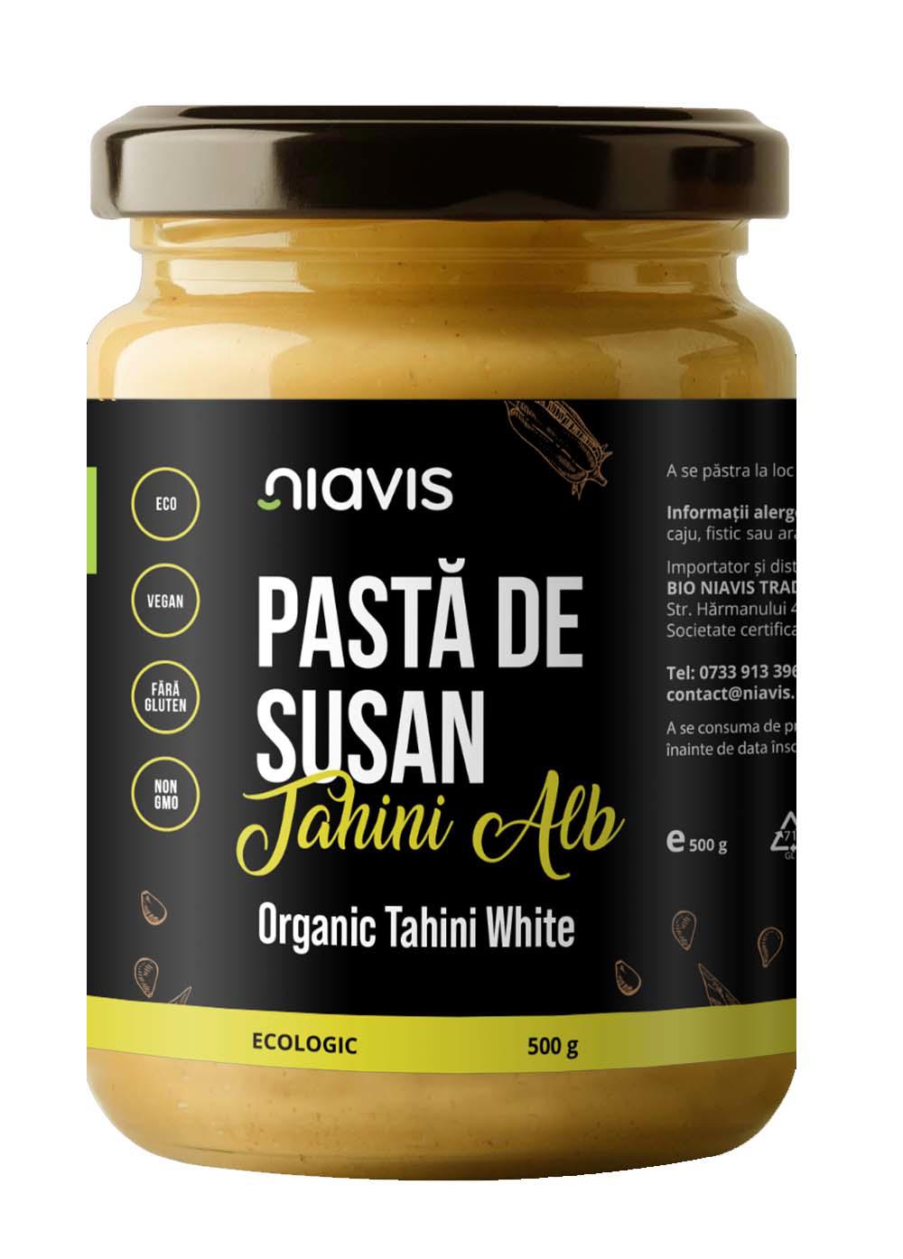 Pasta de Susan Tahini Alb Ecologica 500 grame Niavis