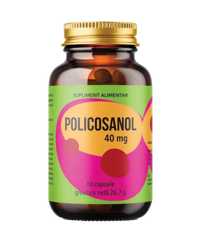 Policosanol 40 miligrame 60 capsule Laboratoarele Remedia