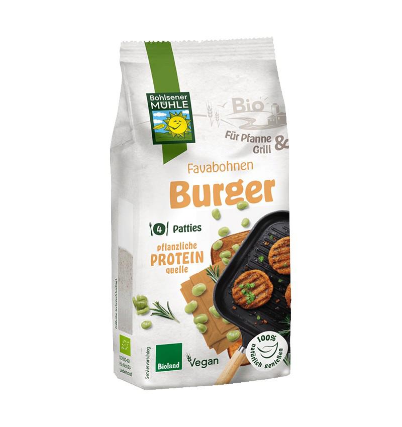 premix pentru burgeri din boabe fava bio