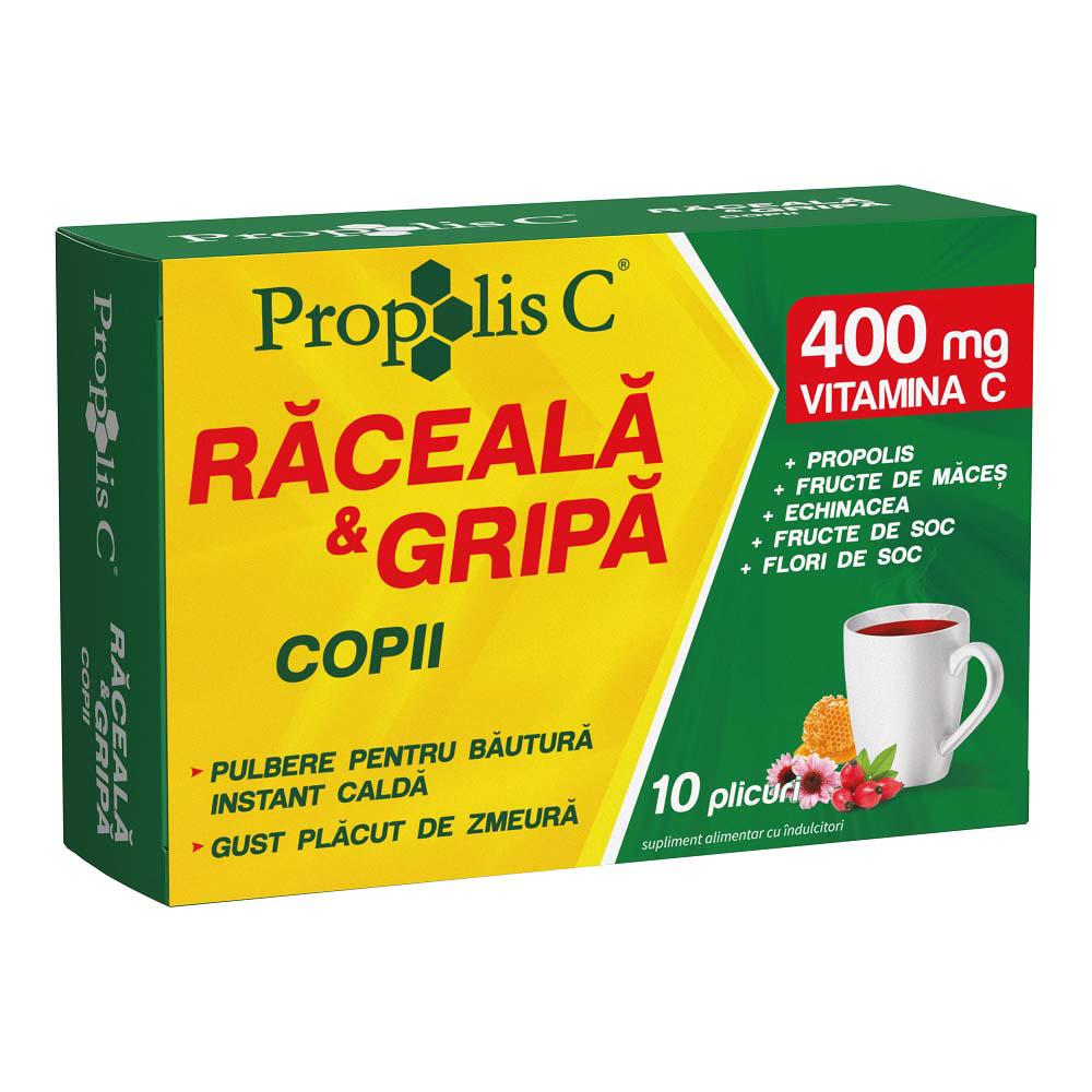 Propolis C Raceala si Gripa Copii 10 plicuri Fiterman Pharma