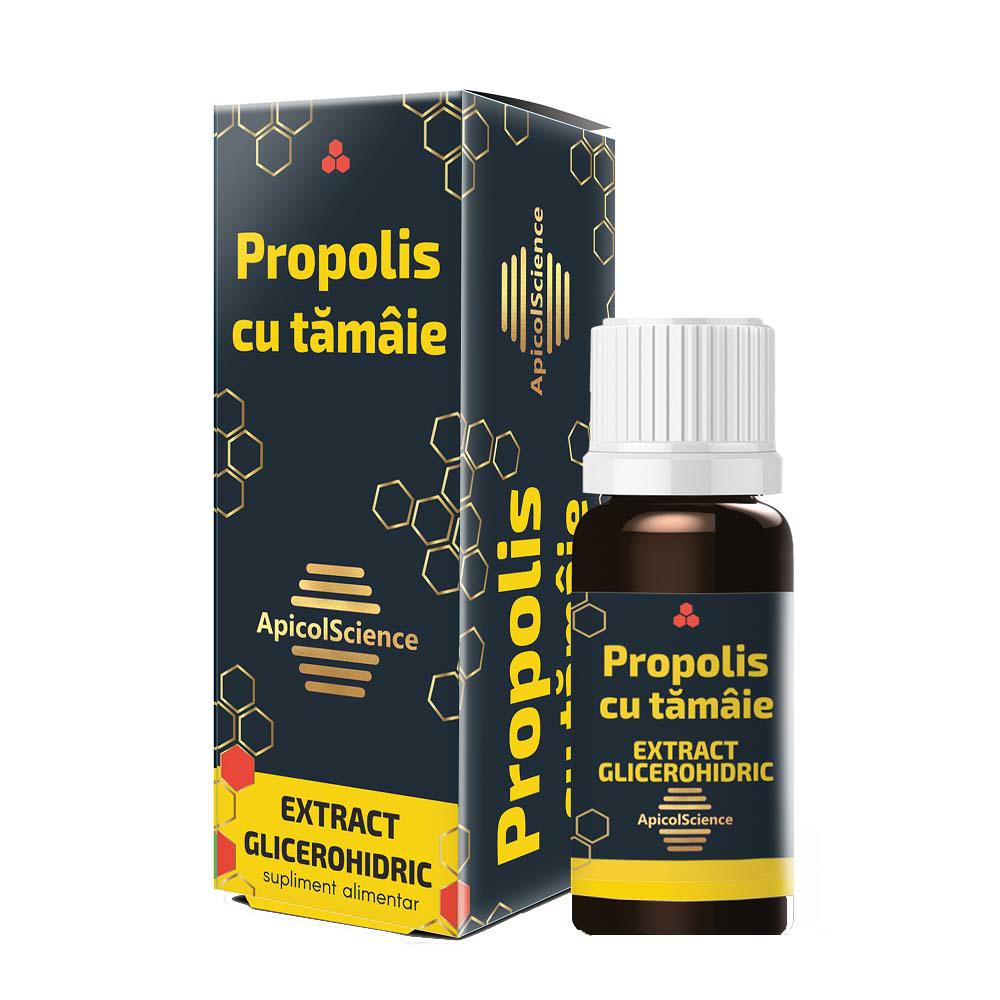 Propolis Glicerohidric cu Tamaie 30 mililitri ApicolScience