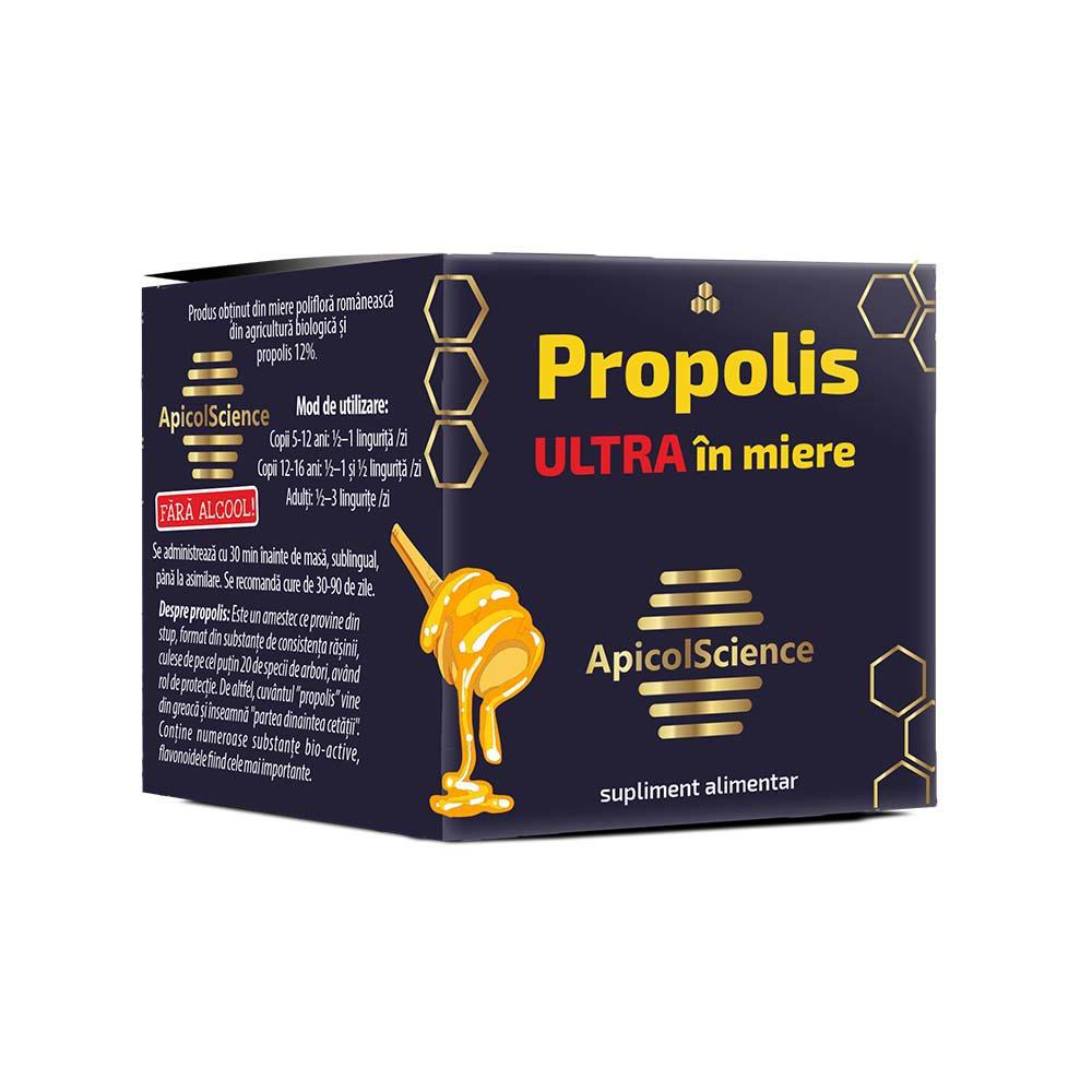 Propolis in Miere Ultra 100 mililitri ApicolScience