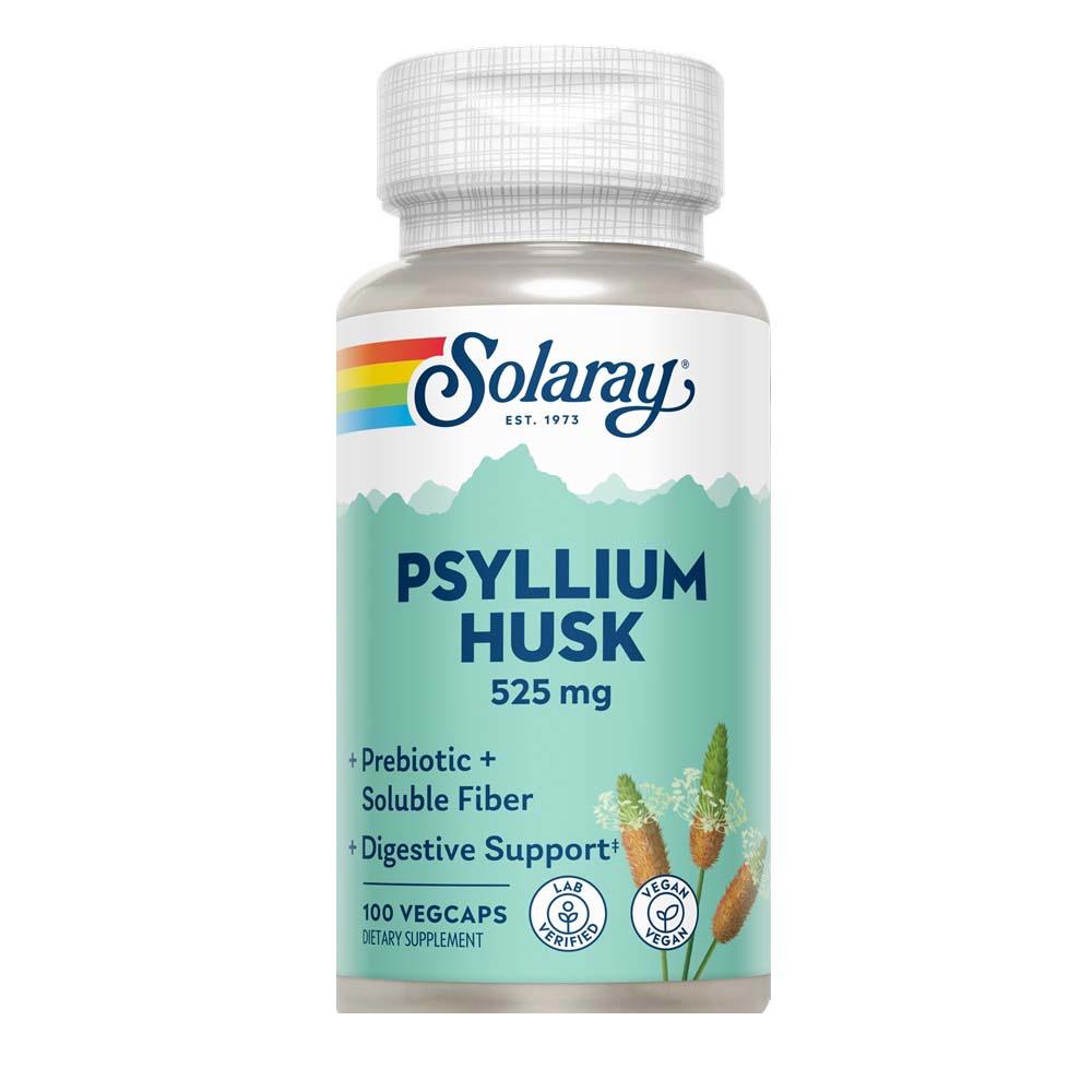 Psyllium Husk 525 miligrame 100 capsule vegetale Secom