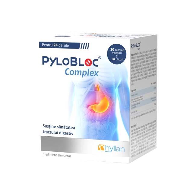 PyloBloc Complex 20 capsule cu 14 plicuri Hyllan