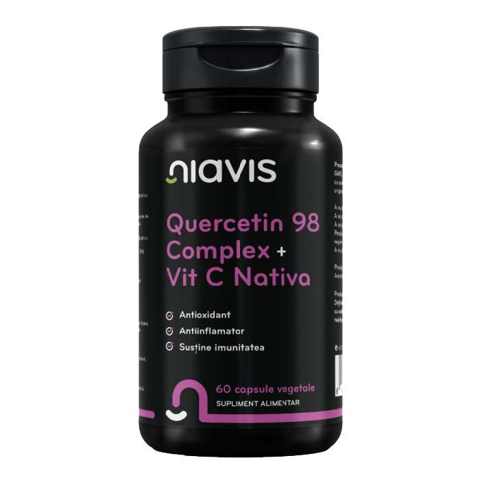 Quercetin 98 Complex + Vit C Nativa 60 capsule Niavis