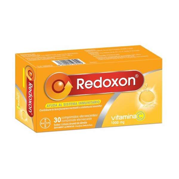 Redoxon cu Aroma de Lamaie 30 comprimate efervescente Bayer