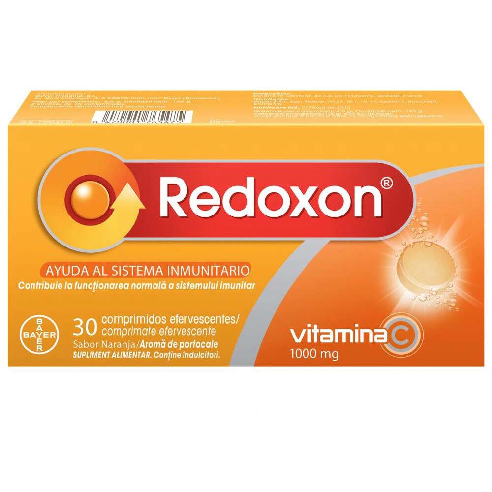 Redoxon Vitamina C 1000 miligrame Aroma de Portocale 30 comprimate efervescente Bayer