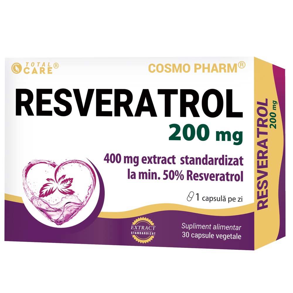 Resveratrol 200 miligrame 30 capsule Cosmo Pharm