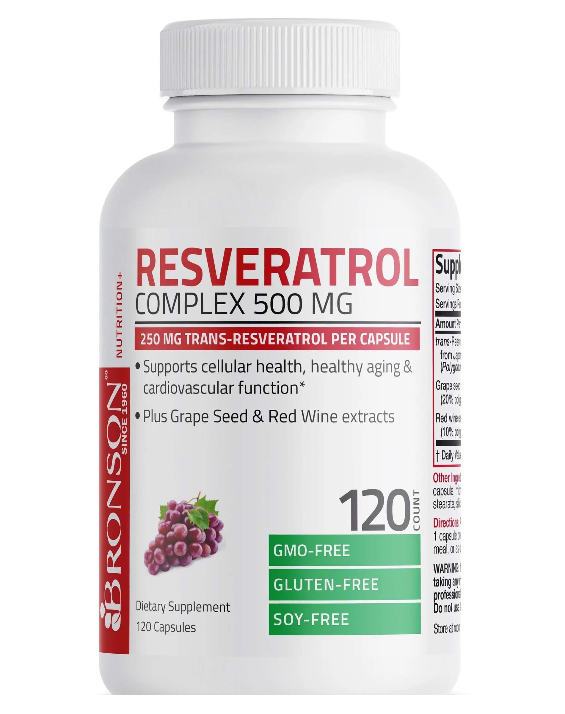 Resveratrol Complex 500 miligrame 120 capsule Bronson