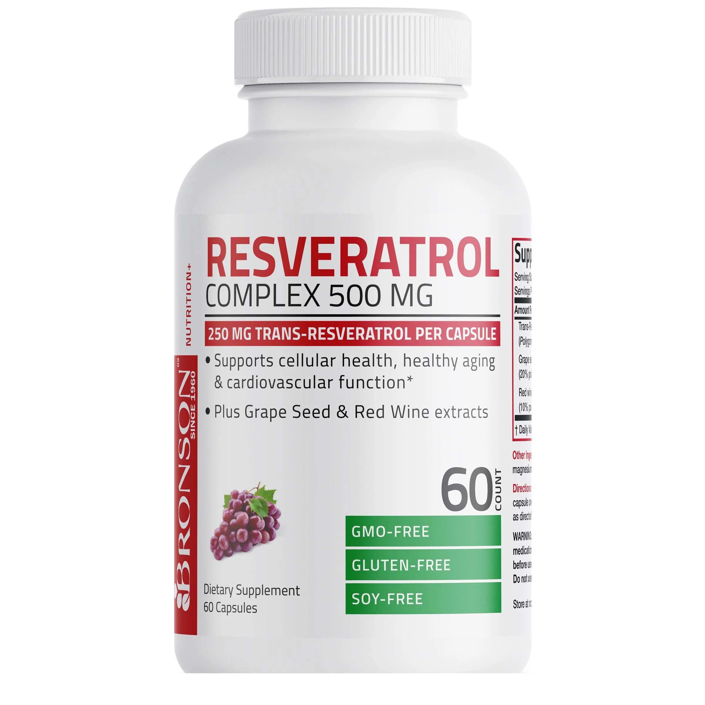 Resveratrol Complex 500 miligrame 60 capsule Bronson Laboratories