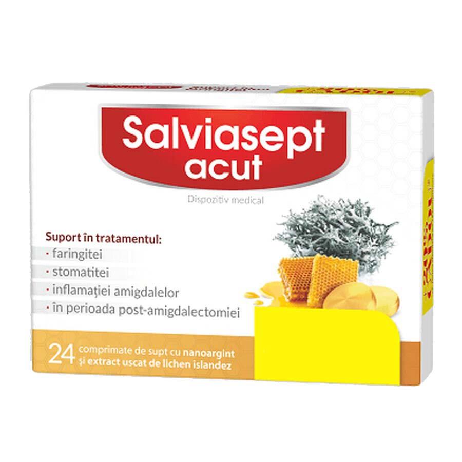 Salviasept Acut 24 comprimate Zdrovit