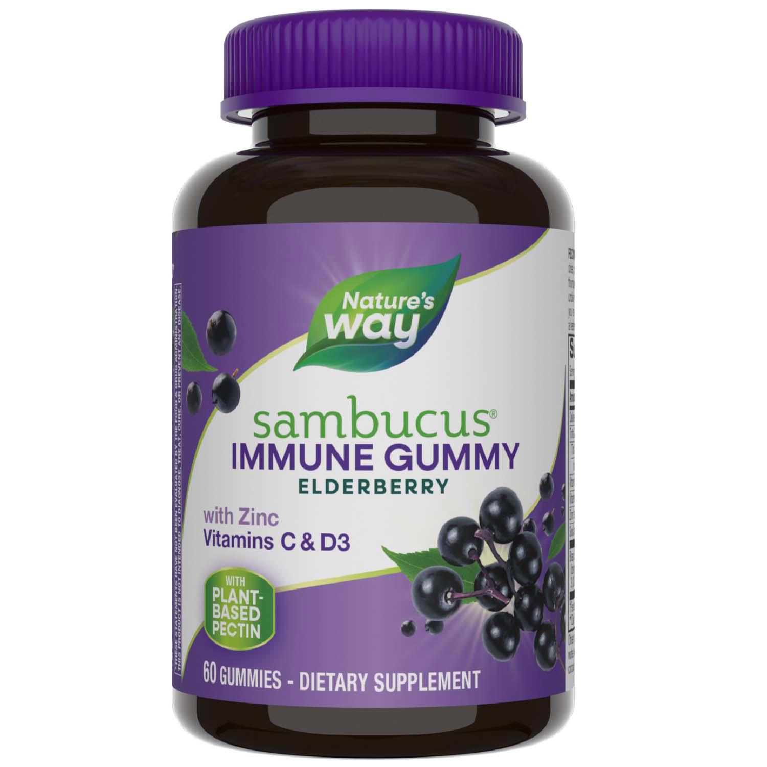 Sambucus Elderberry Nature's Way 60 jeleuri Secom