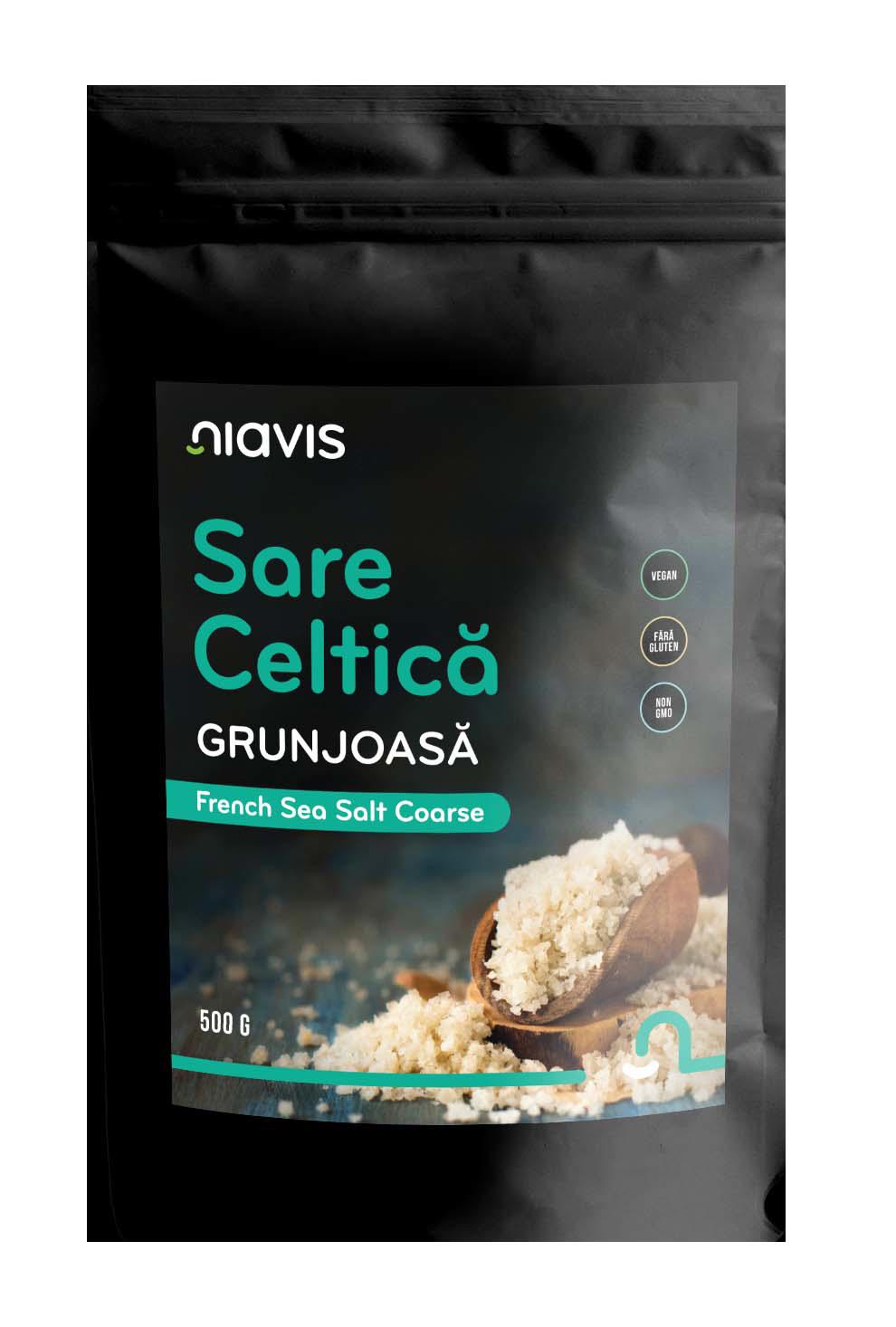 Sare Celtica Grunjoasa 500 grame Niavis