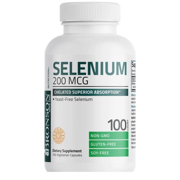 Seleniu 200 mcg 100 capsule Bronson Laboratories