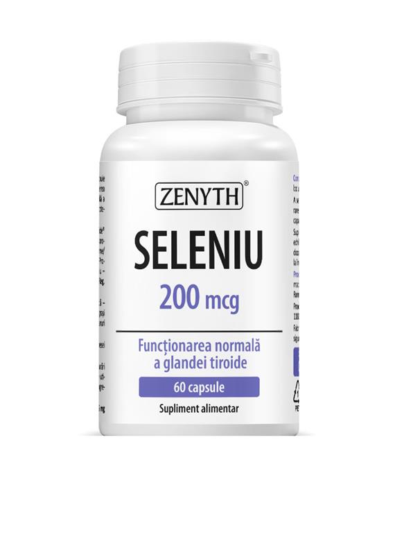 Seleniu 200 miligrame 60 capsule Zenyth