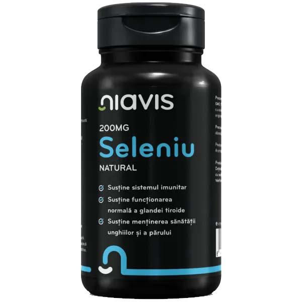 Seleniu Natural 200 mcg 60 capsule Niavis