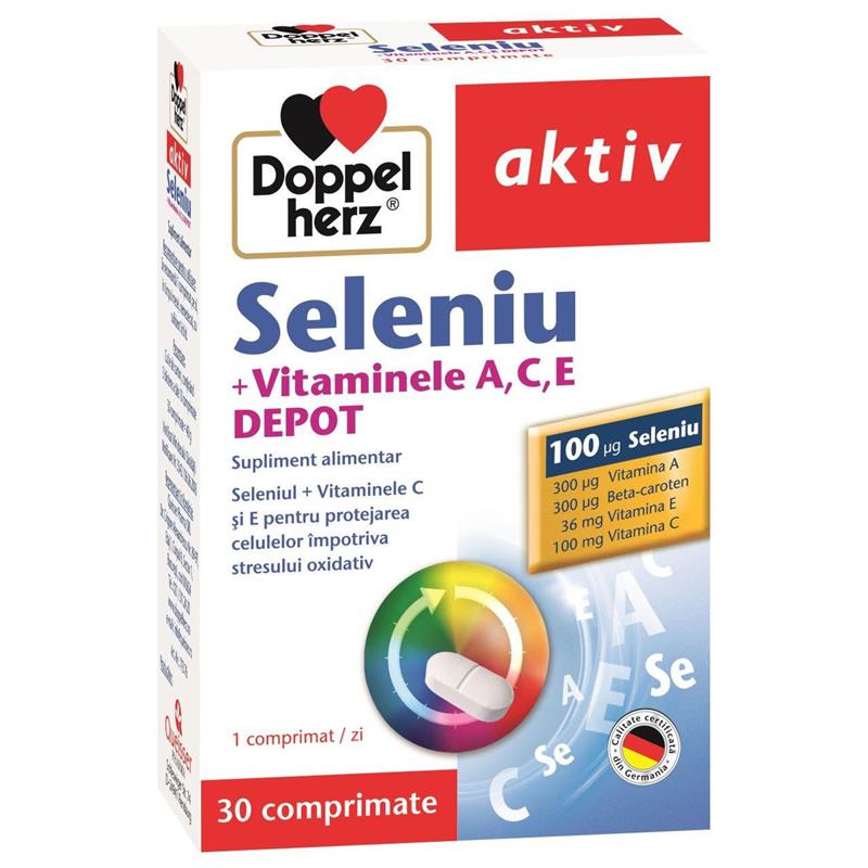 Seleniu + Vitaminele A, C, E, Depot 30 comprimate Doppelherz