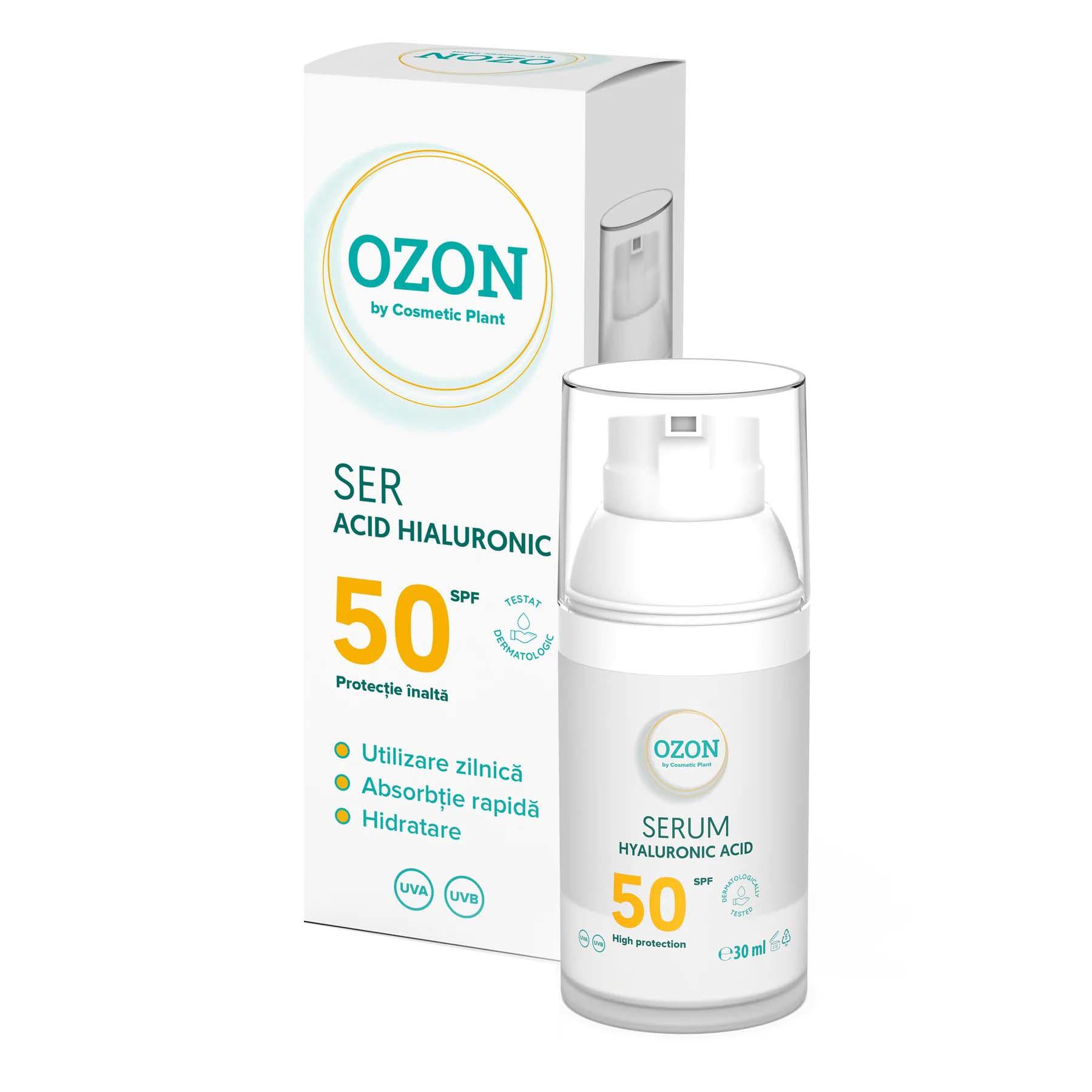 Ser Acid Hialuronic SPF 50 Ozon 30 mililitri Cosmetic Plant