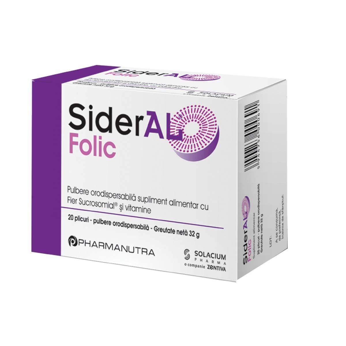 SiderAL Folic 20 plicuri Labormed