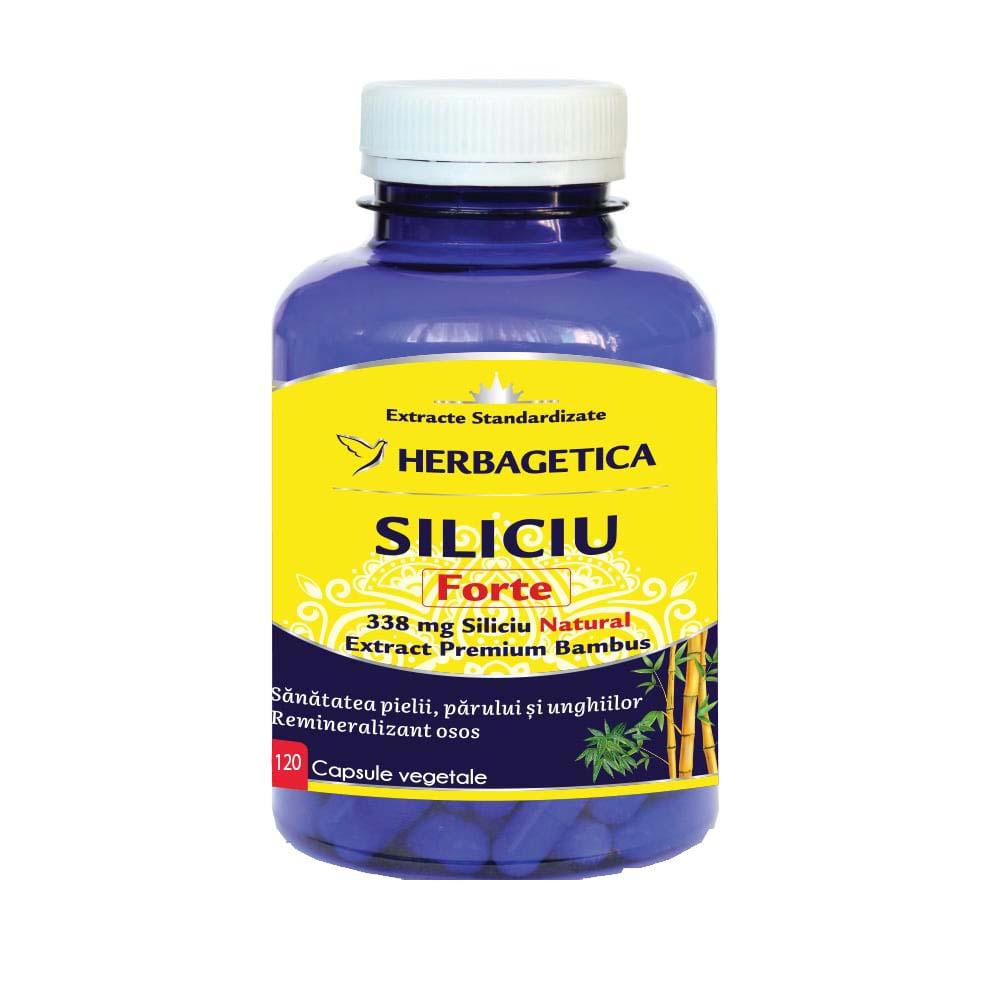 Siliciu Forte 120 capsule Herbagetica