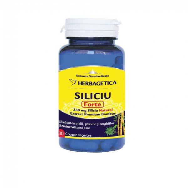 Siliciu Forte 30 capsule Herbagetica