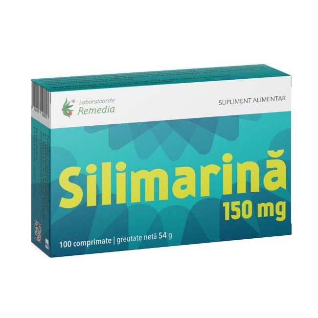 Silimarina 150 miligrame 100 comprimate Laboratoarele Remedia