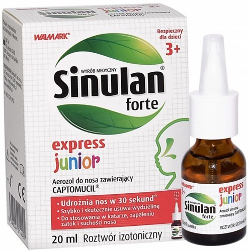 Sinulan Forte Express Junior 20ml Walmark