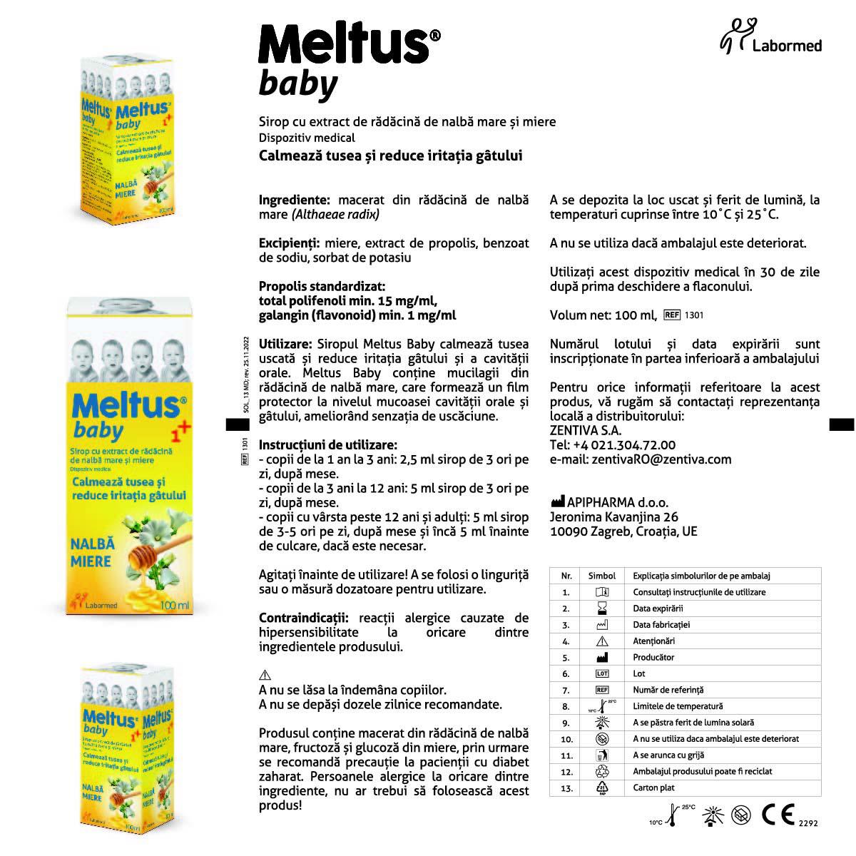 sirop miere propolis nalba mare meltus baby