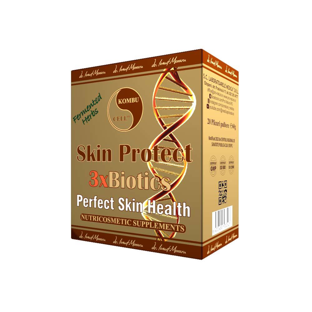 Skin Protect 3xBiotics 20 plicuri Pro Natura