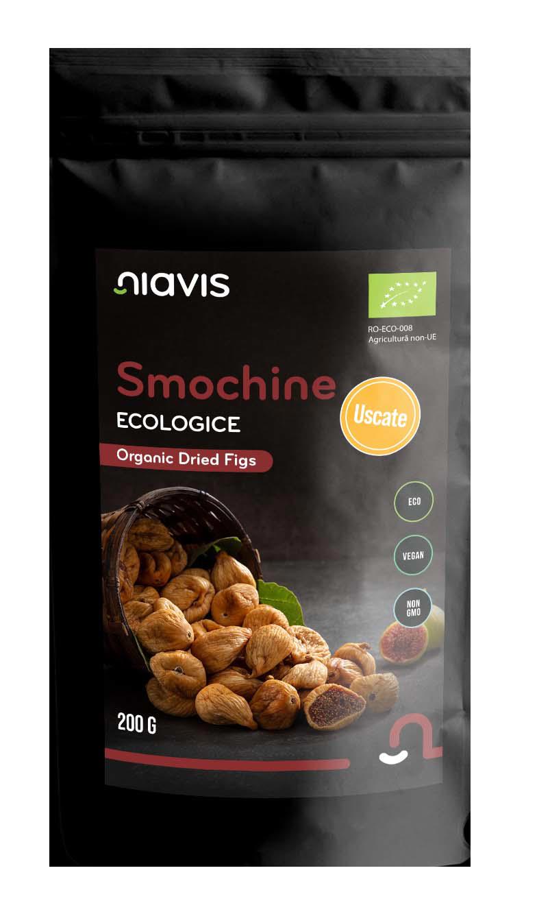 Smochine Uscate Ecologice 200 grame Niavis