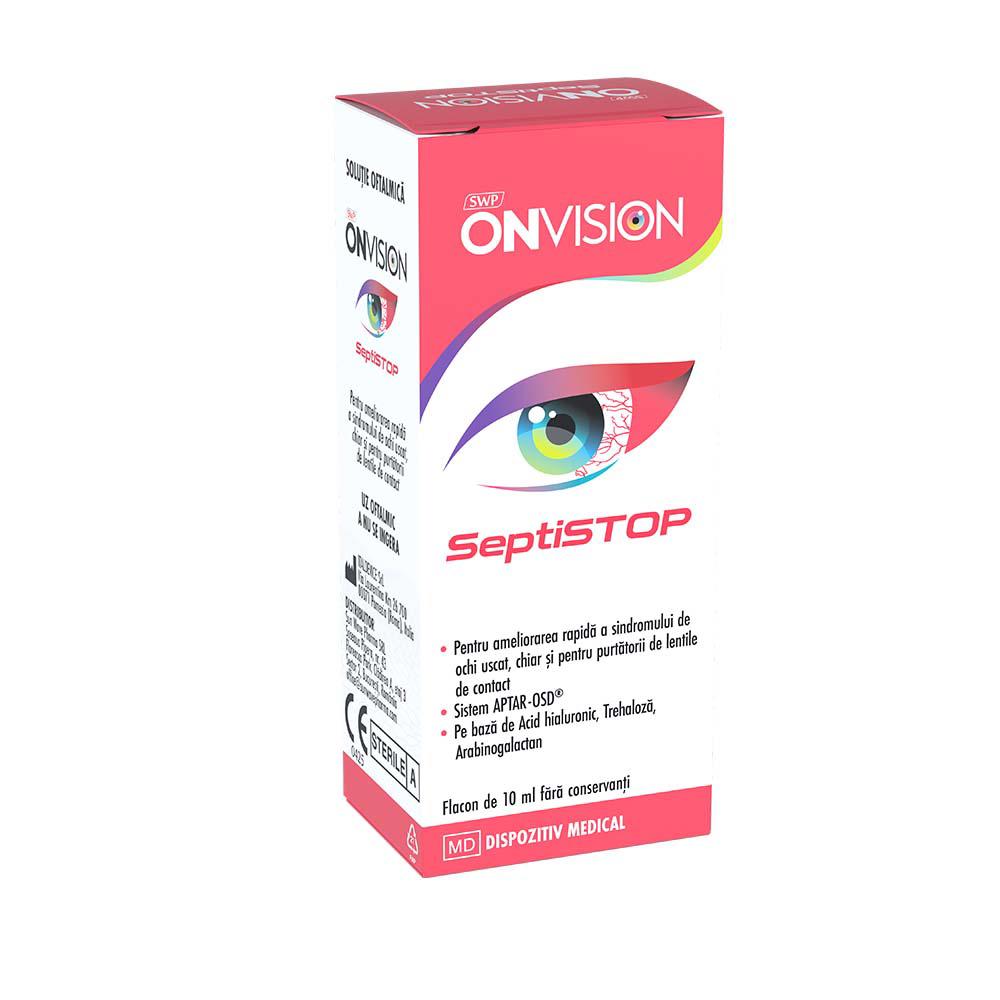 Solutie Oftalmica Lubrifianta Onvision Septistop 10 mililitri Sun Wave Pharma