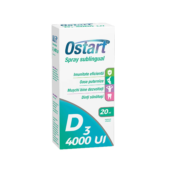 Spray Sublingual Ostart D3 4000 UI 20 mililitri Fiterman