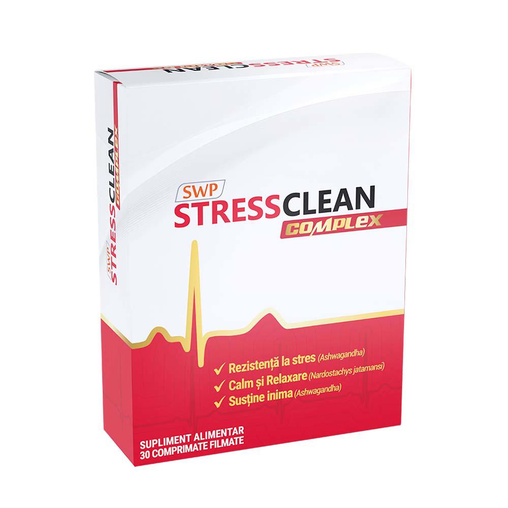 Stressclean Complex 30 comprimate Sun Wave Pharma