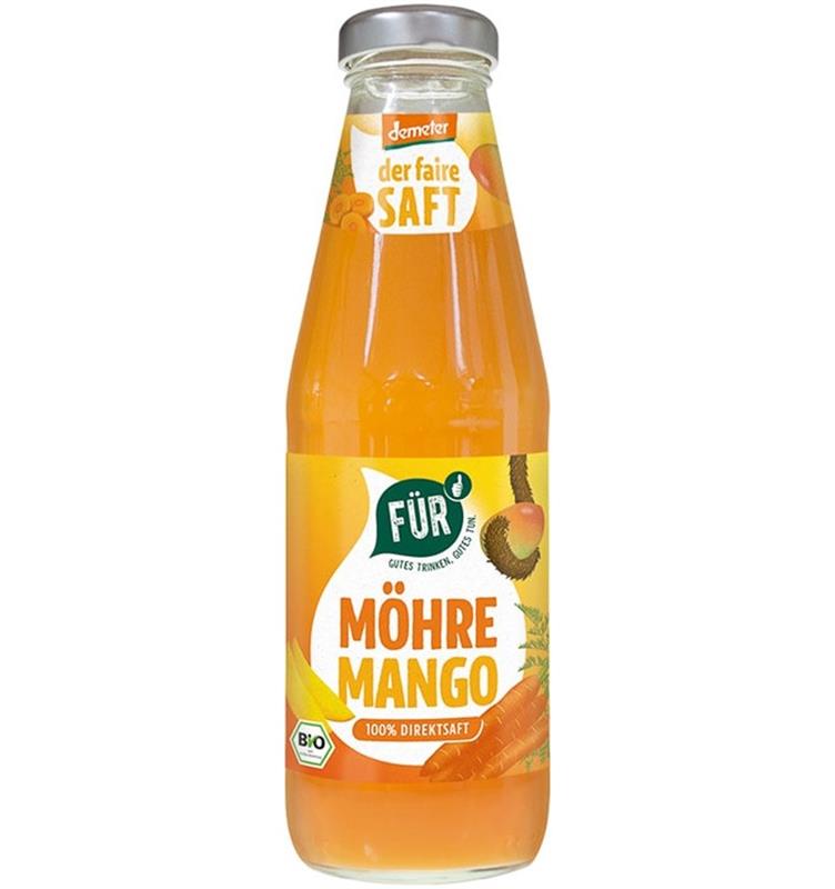 Suc din Morcovi si Mango Bio 500ml Voelkel