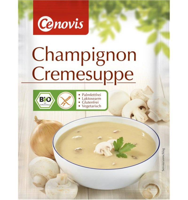 Supa Crema de Ciuperci Champignon Bio 60 grame Cenovis
