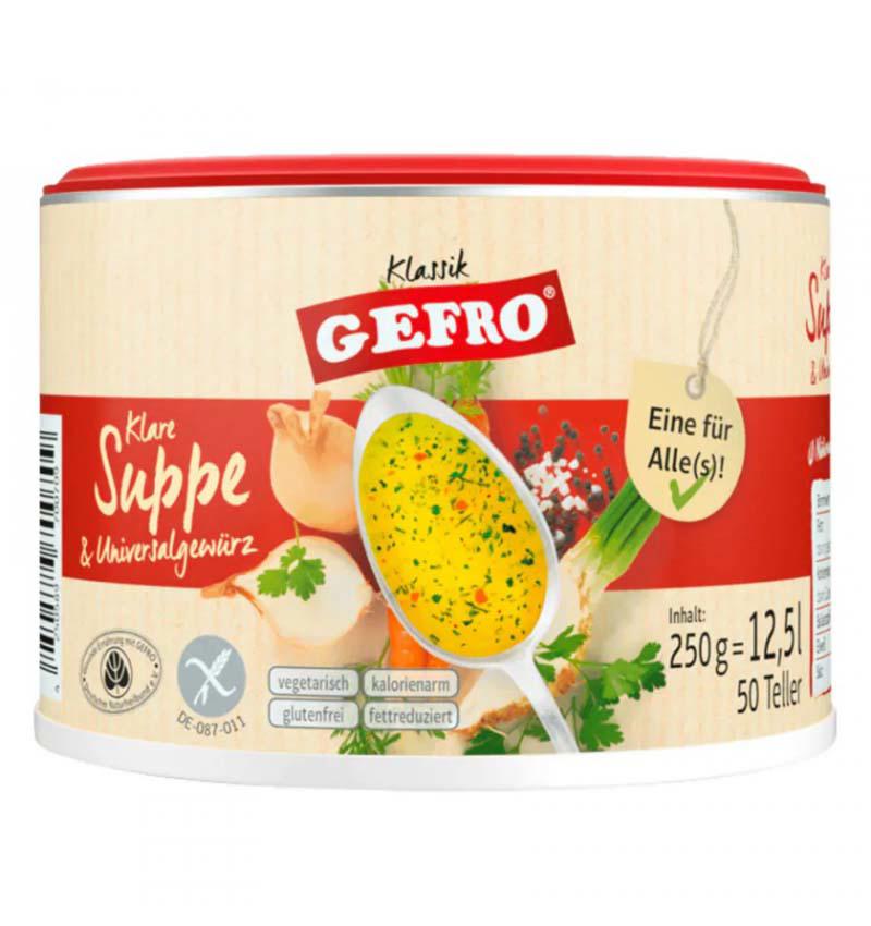 Supa de Legume si Condiment Universal 250 grame Gefro