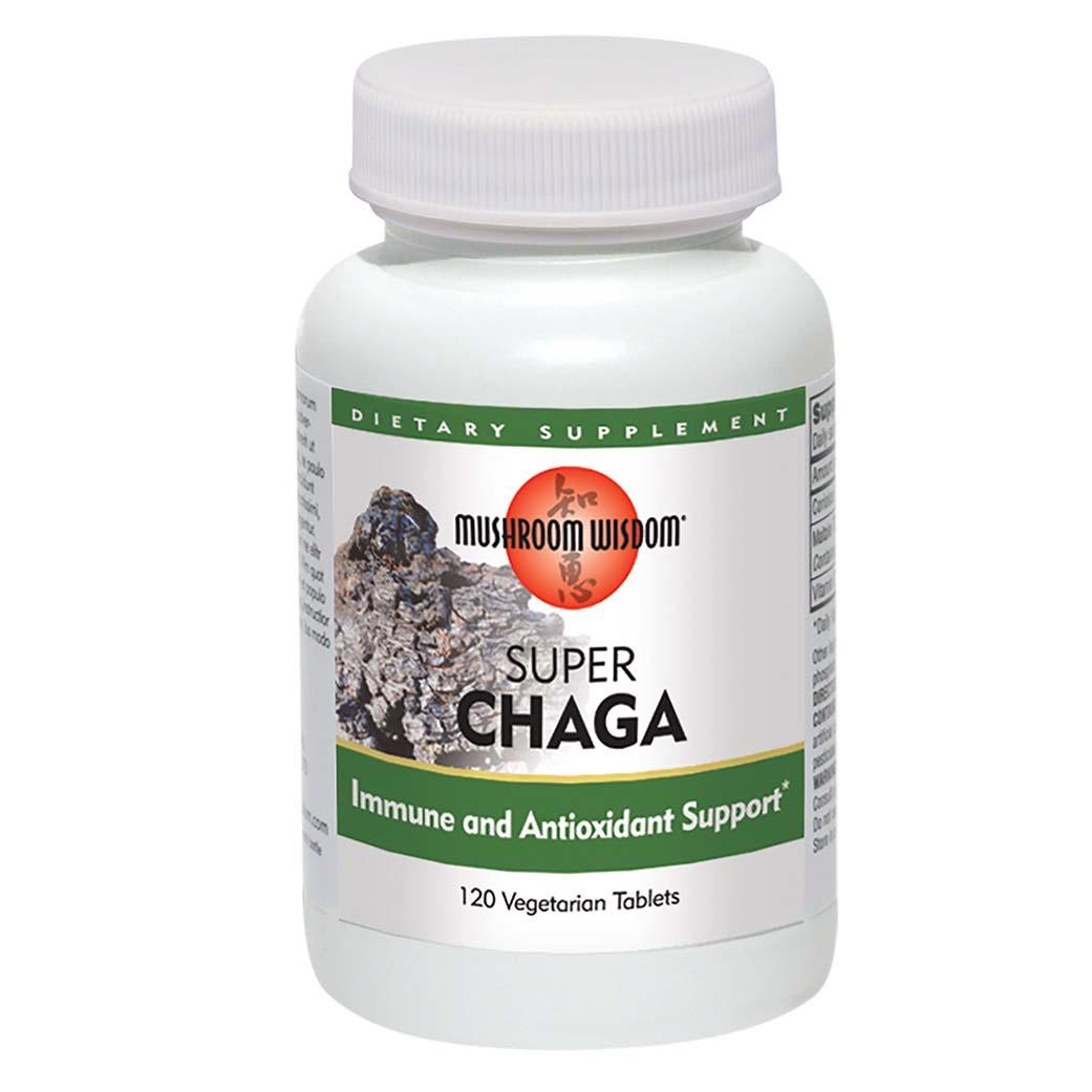 Super Chaga Mushroom Wisdom 120 tablete vegetale Secom