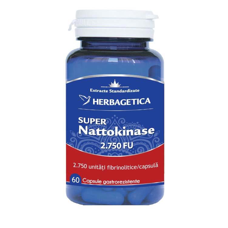 Super Nattokinase 2750 FU 60 capsule Herbagetica