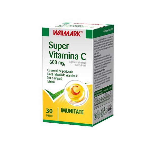 Super Vitamina C Fructe 600mg Walmark 30cps