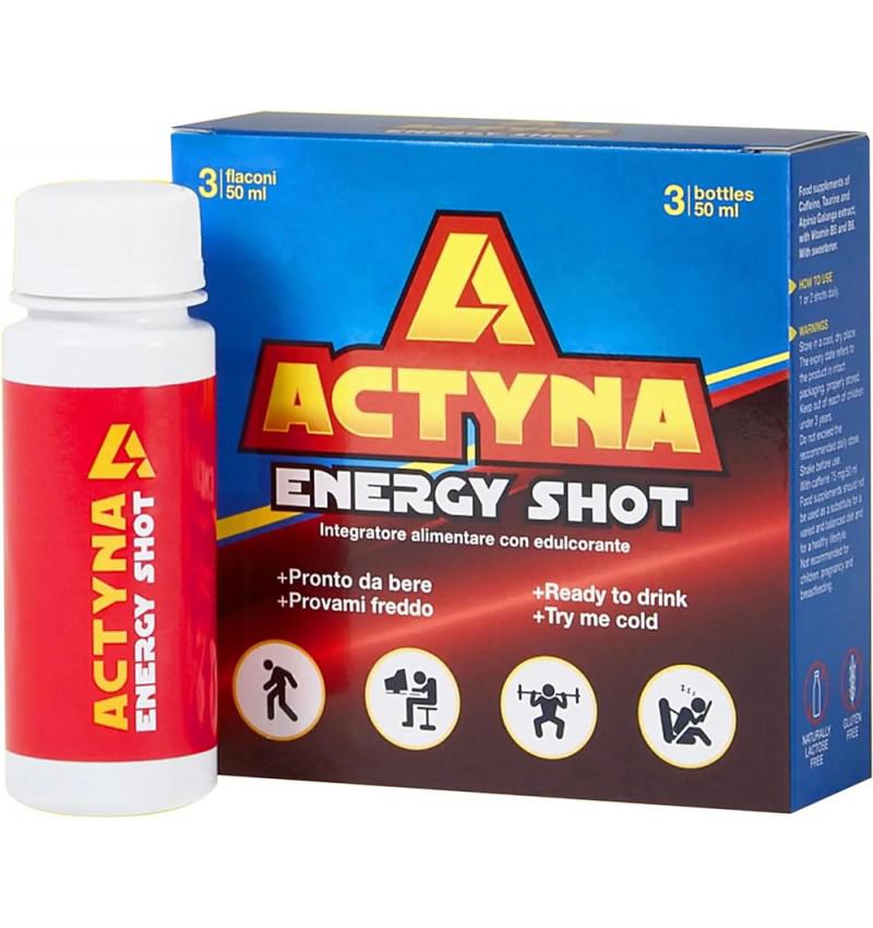 Supliment Alimentar Actyva Energy Shot 3 x  50 mililitri Agips Farmaceutici