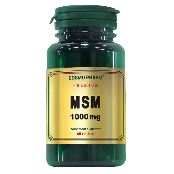 Supliment Alimentar MSM 1000mg 60cps Cosmo Pharm