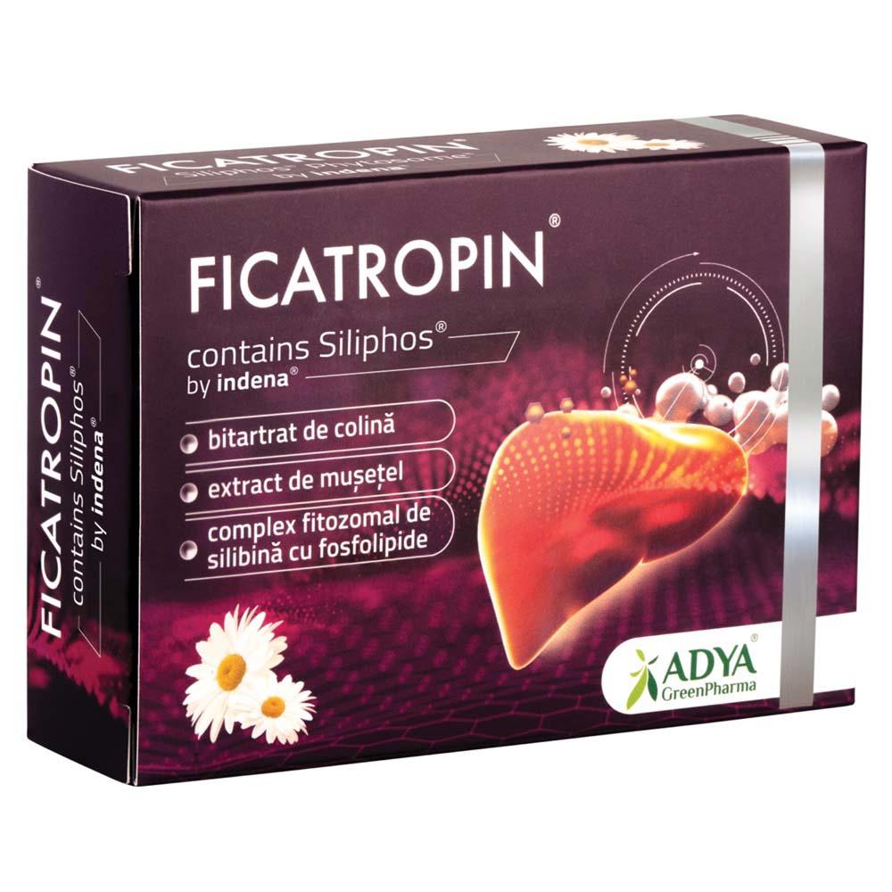 Supliment pentru Sustinerea Functiilor Hepatice Ficatropin 30 capsule Adya Green Pharma