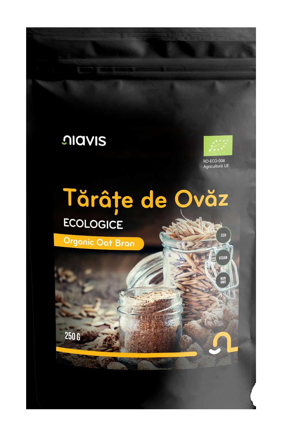 Tarate de Ovaz Ecologice 250 grame Niavis