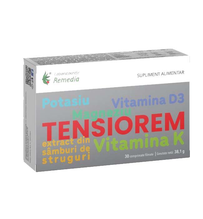 Tensiorem 30 comprimate Laboratoarele Remedia