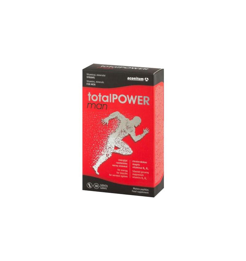 TotalPower Man 30 tablete 37,2 grame Aconitum