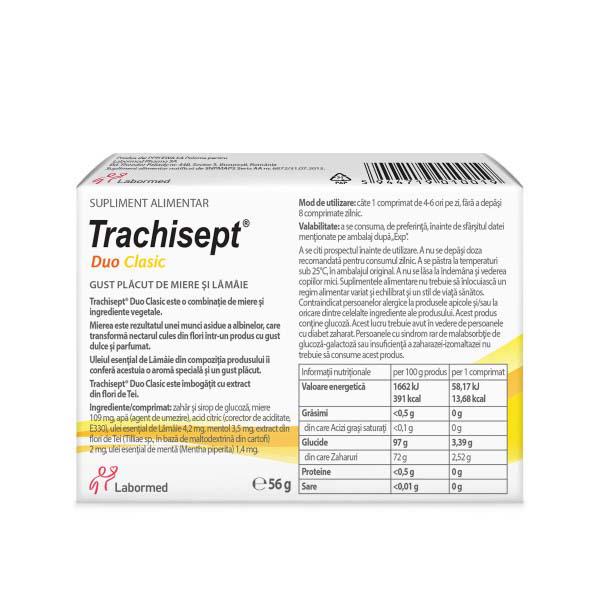 Trachisept Duo Clasic 16 comprimate Labormed